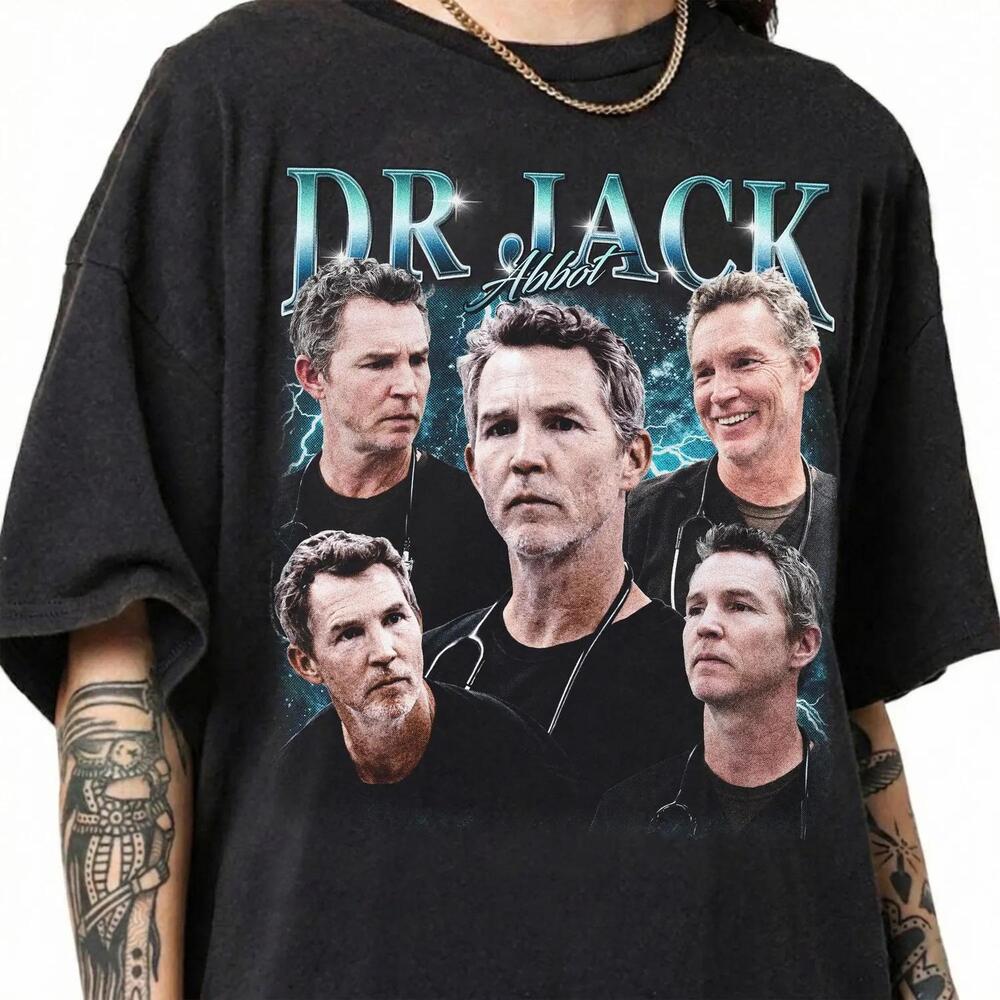 Doctor Collage Tee, Style, Male Doctor With Stethoscope
